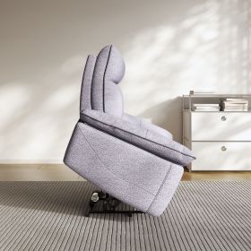 Power Lift Recliner for Elderly, Electric Reclining Chair with Massage and Heat, Single Sofa with USB Ports