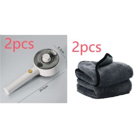 Towel Microfiber Car Beauty Car Towel Not Easy To Shed Hair Thickened Absorbent Seamless Car Cleaning Cloth (Option: Set1-40X40CM)